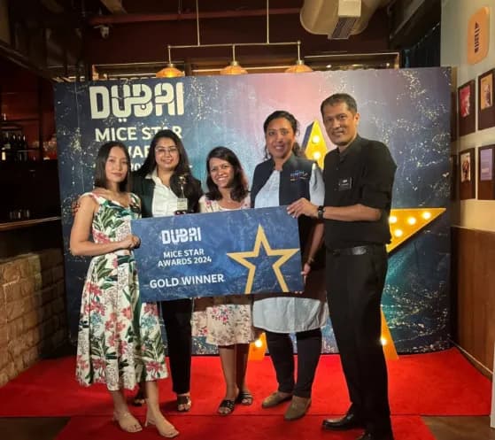 Dubai MICE Star Awards 2024 - Gold Winner